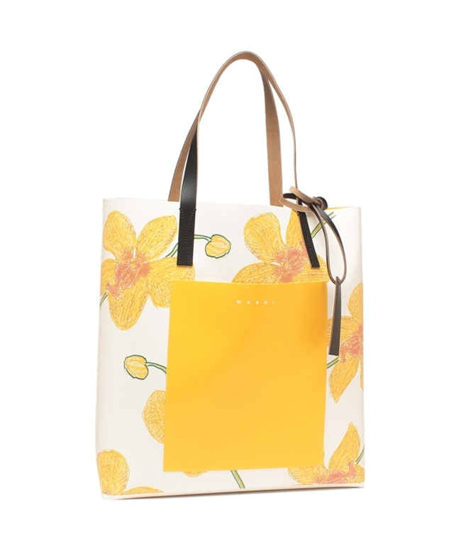 お買得限定品☆夏売れ筋 マルニ MARNI トートバッグ イエロー ビタミン