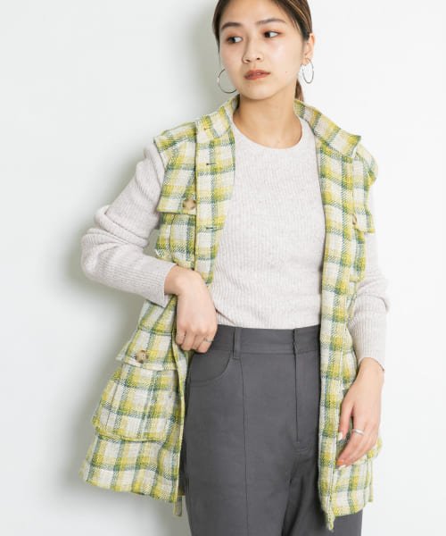 セール メランジリブクルーネックニット ケービーエフ Kbf Magaseek