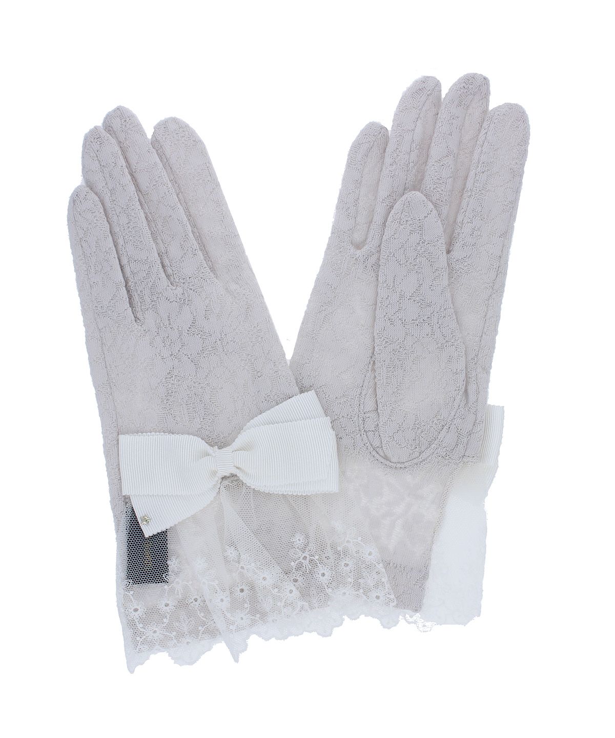 アルタクラッセ altaclasse レディース UV手袋 女性用 24cm パーティ 五本指 エレガント 花柄 五本指