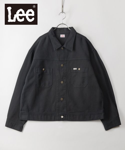 Lee(Lee)/【LEE】【セットアップ対応商品】リー　ライト　BIGシルエット　ジャケット/アメカジ/Gジャン/オーバーサイズ/カラーデニム/22SS/ピュアブラック