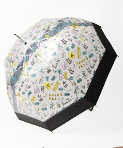 FAUX PAS PARIS フォーパ パリ サマースタイル柄 雨傘（長傘）