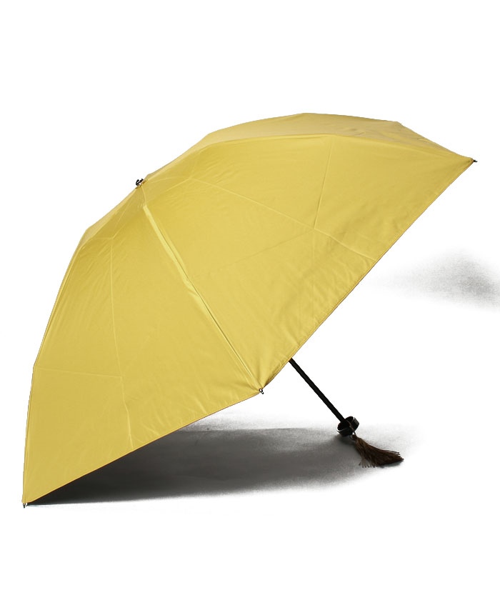 ビューランス 幾何学柄 晴雨兼用折傘 （トップフラット傘）(504680256 