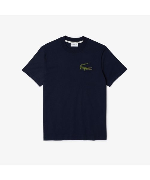 セール ヘリテージグラフィックステッチクルーネックtシャツ ラコステ メンズ Lacoste Mens Magaseek