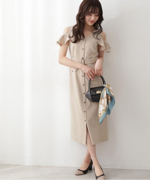 セール オープンショルダータイトワンピース プロポーション ボディドレッシング Proportion Body Dressing Magaseek