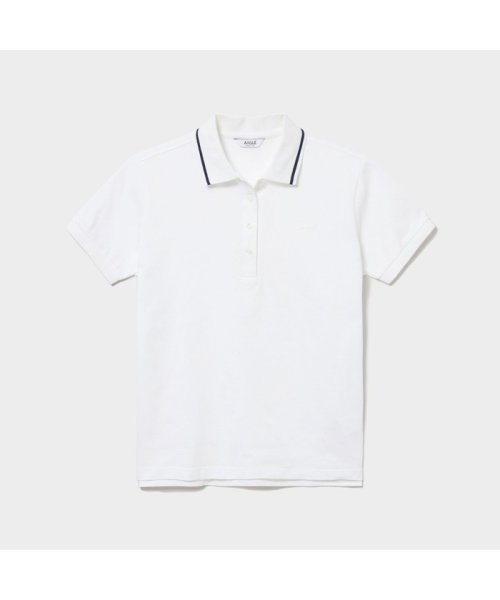 AIGLE(エーグル)/吸水速乾 半袖ポロシャツ/ホワイト