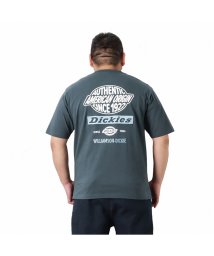 MAC HOUSE(men)(マックハウス（メンズ）)/Dickies ディッキーズ [大きいサイズ] グラフィック半袖Tシャツ キングサイズ 2278－1532KG/ネイビー