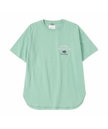 MAC HOUSE(kid's)(マックハウス（キッズ）)/UNDERWRAPS アンダーラップス ロゴ刺繍ビッグTシャツ 50004－4IP/グリーン