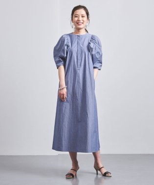 UNITED ARROWS/＜UNITED ARROWS＞ギャザー ボリュームスリーブ ワンピース Ｗ †/504620305