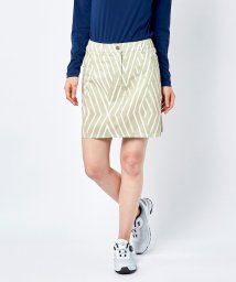 Munsingwear(マンシングウェア)/アートウエーブプリントスカート【アウトレット】/ベージュ×ホワイト