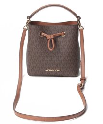 MICHAEL KORS(マイケルコース)/【MICHEL KORS】マイケルコース　レディース ショルダーバッグ　SMALL BUCKET XBODY　ブラウン/ブラウン