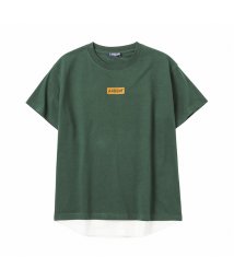 MAC HOUSE(kid's)(マックハウス（キッズ）)/T－GRAPHICS ティーグラフィックス 刺繍Tシャツ PMHTG22S16B/グリーン