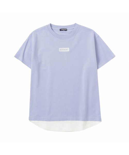 MAC HOUSE(kid's)(マックハウス（キッズ）)/T－GRAPHICS ティーグラフィックス 刺繍Tシャツ PMHTG22S16B/ブルー
