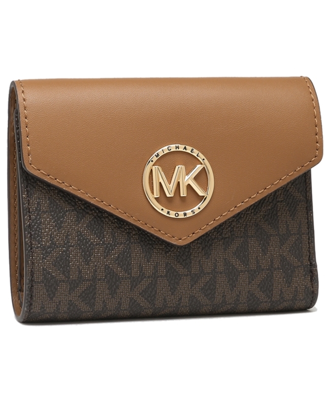 マイケルコース 三つ折り財布 グリーンウィッチ ブラウン レディース MICHAEL KORS 32S1GNME6B 252