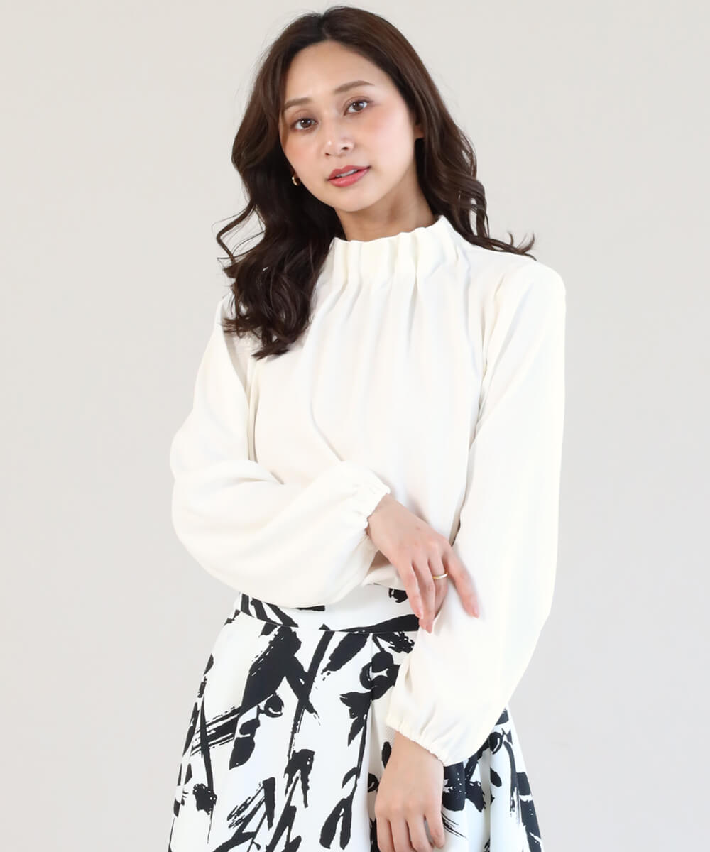 パターン FENNEL ブラウス ホワイト - シャツ/ブラウス(七分/長袖)