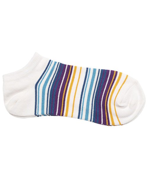セール Thesox ザソックス ランダムボーダーソックス 靴下 メンズ ソックス くつ下 クルーソックス ボーダー 総柄 ラグスタイル Luxstyle Magaseek