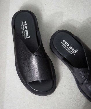 ALFREDOBANNISTER/【WRAP SHOES】アシンメトリー ビブラムソール スライドサンダル/504614484