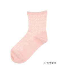 manzoku(満足)/福助 公式 靴下 レディース 満足 コットンバンブー スパイラル ショート丈 3145－712<br>22－25cm ピンク 婦人 女性 フクスケ fukusk/ピンク