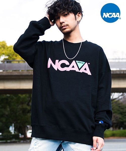Ncaa ロゴプリント入りクルーネック長袖裏毛トレーナー メンズ ブランド スウェット スエット Ncaa カジュアル アメカジ 大人 ファッション ストリート エスビーセレクト Sb Select Magaseek