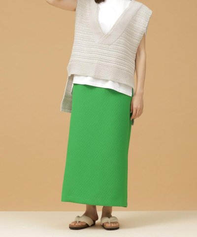 nano・universe／LB.03/キルトライクペンシルスカート／504571053