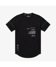 LACOSTESPORTS MENS(ラコステスポーツ　メンズ)/マルチプリントウルトラドライ鹿の子Tシャツ/ブラック