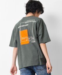RAT EFFECT(ラット エフェクト)/ネオンプリントTシャツ/カーキ