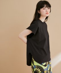 ADAM ET ROPE'(アダム　エ　ロペ)/【一部直営店舗・WEB限定】フレンチスリーブＴシャツ/ブラック（01）