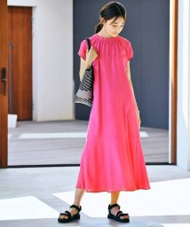 セール 大人気 軽やかキレイ 洗える ヨーロピアンリネン混ワンピース グローブ Grove Magaseek