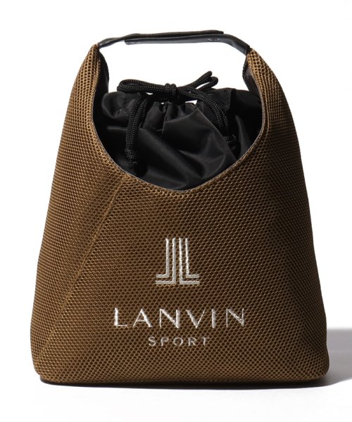 LANVIN SPORT(ランバン スポール)/メッシュホーボーシェイプカートバッグ【アウトレット】/ブラウン