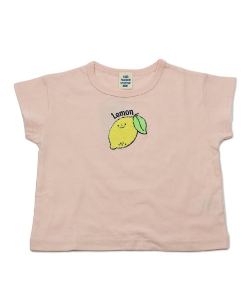 chil2(チルツー)/サガラ刺繍柄バリ半袖Tシャツ/ピンク