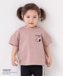 chil2(チルツー)/ピーナッツ半袖Tシャツ/PEANUTS/ピンク