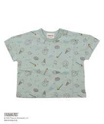 chil2(チルツー)/ピーナッツ半袖Tシャツ/PEANUTS/ミント
