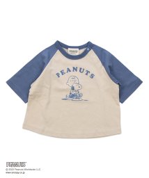 chil2(チルツー)/ピーナッツ半袖Tシャツ/PEANUTS/ブルー