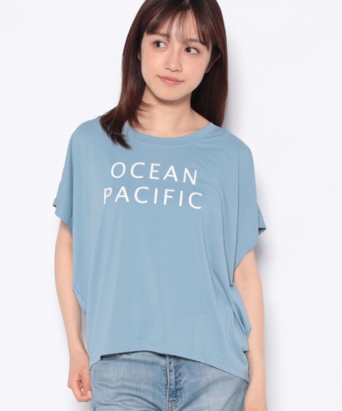 Ocean Pacific(オーシャンパシフィック)/【OP】ハンソデ UVTシャツ/ブルー