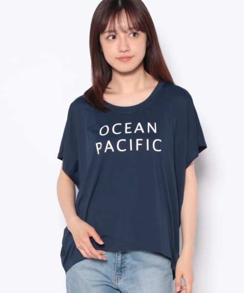 Ocean Pacific(オーシャンパシフィック)/【OP】ハンソデ UVTシャツ/ネイビー