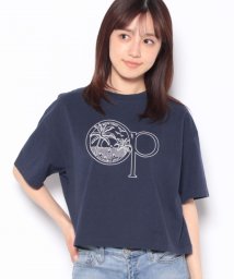 Ocean Pacific(オーシャンパシフィック)/【OP】ハンソデ Tシャツ/ネイビー