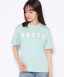 RUSTY(ラスティ（レディース）)/【RUSTY】ハンソデ Tシャツ/ブルー