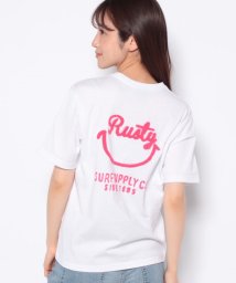 RUSTY(ラスティ（レディース）)/【RUSTY】ハンソデ Tシャツ/ピンク