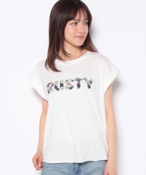 RUSTY(ラスティ（レディース）)/【RUSTY】ハンソデ UVTシャツ/ホワイト