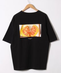 ALWAYS GOOD TIME NEW BASIC STORE(オールウェイグッドタイムニューベーシックストア)/Metabolic Junkie Club/ハラペコPIZZAバックプリントＴシャツ/ブラック