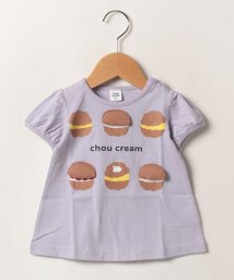 CHEEK　ROOM(チークルーム)/シュークリームパフTシャツ/パープル