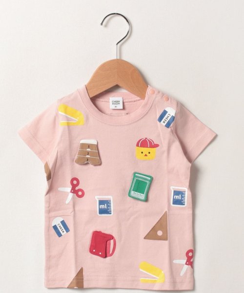 CHEEK　ROOM(チークルーム)/学校Tシャツ/ピンク