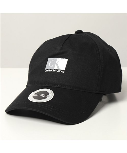 Calvin Klein(カルバンクライン)/【Calvin Klein(カルバンクライン)】ベースボールキャップ OPPOSITE PRINT K50K508132 メンズ ロゴ コットン 帽子 BDS/ブラック