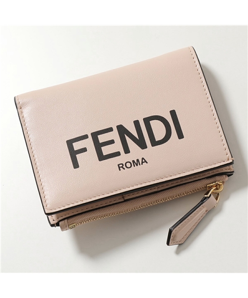 FENDI(フェンディ)】8M0447 ADP6 MEDIUM WALLET レザー 二つ折り財布 
