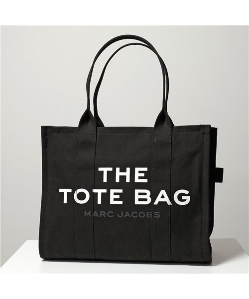  Marc Jacobs(マークジェイコブス)/【MARC JACOBS(マークジェイコブス)】M0016156 THE TRAVELER TOTE BAG  キャンバス トートバッグ ロゴ 鞄 レディース/ブラック系