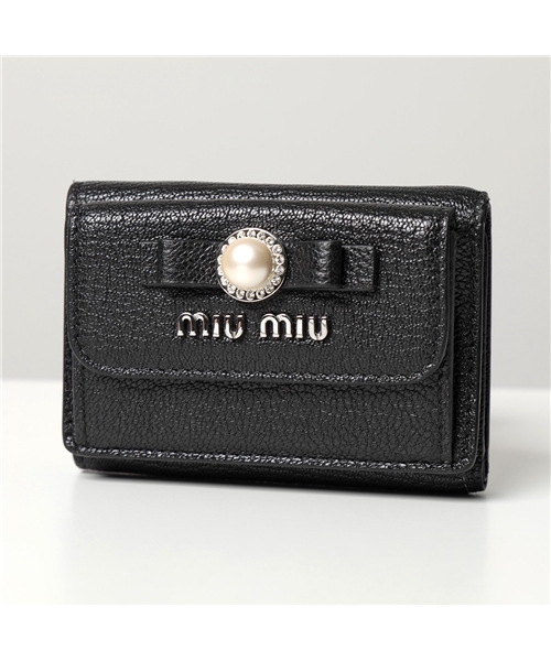 セール】【MIUMIU(ミュウミュウ)】三つ折り財布 5MH021 2F3R ...