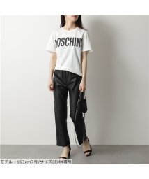 MOSCHINO(モスキーノ)/【MOSCHINO(モスキーノ)】半袖 Tシャツ A0705 5240 レディース カットソー ロゴT クルーネック コットン /ホワイト系