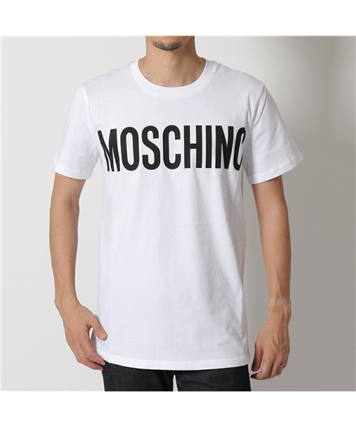 【MOSCHINO(モスキーノ)】半袖 Tシャツ A0705 5240 メンズ カットソー ロゴT クルーネック コットン