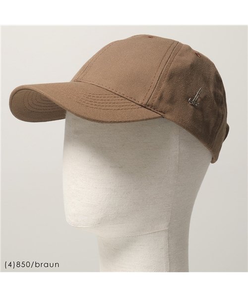 Muhlbauer(ミュールバウアー)/【Muhlbauer(ミュールバウアー)】CS071 BASE ベース  コットン ベースボールキャップ シルバーピン 帽子 メンズ /ブラウン