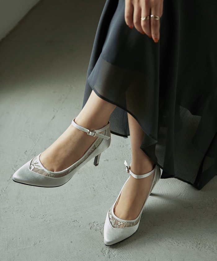 シルバー パンプス 結婚式 ストラップ パンプスの人気商品 通販 価格比較 価格 Com