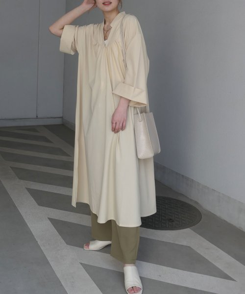 リネンタッチカフタンワンピース コーナーズ Lowybycorners Magaseek